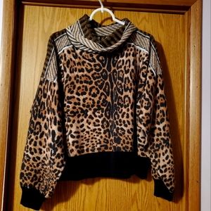 Leopard print top